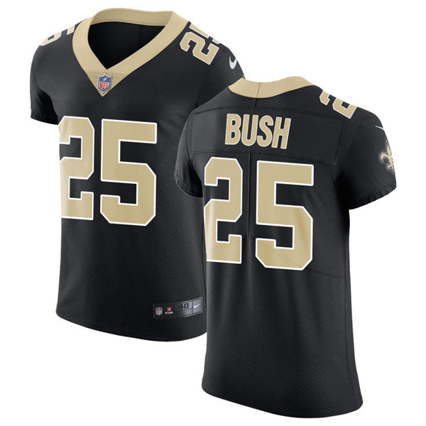 Mens New Orleans Saints Retired Player #25 Reggie Bush Nike Black