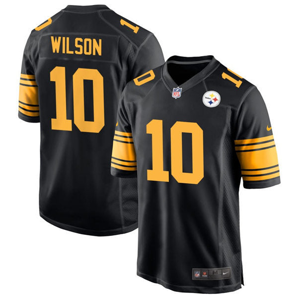 Men's Pittsburgh Steelers #10 Roman Wilson Nike Black Alternate 2