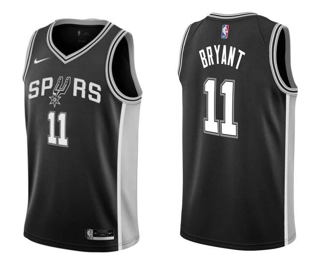 Men's San Antonio Spurs #11 Carter Bryant Nike Black Icon Edition