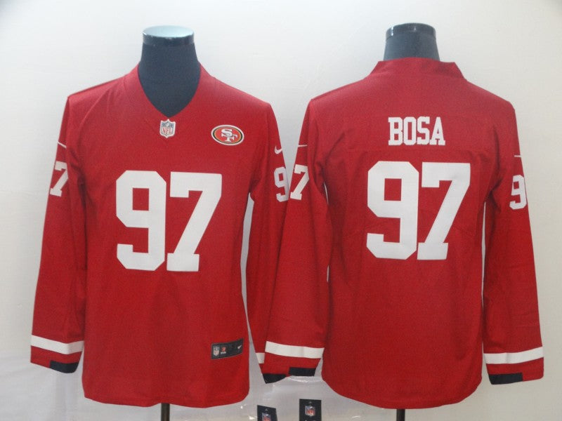 Men's San Francisco 49ers Nick Bosa #97 Red Jersey – ELOURACO