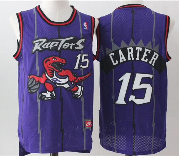 Mens Toronto Raptors #15 Vince Carter Nike Stitched Purple