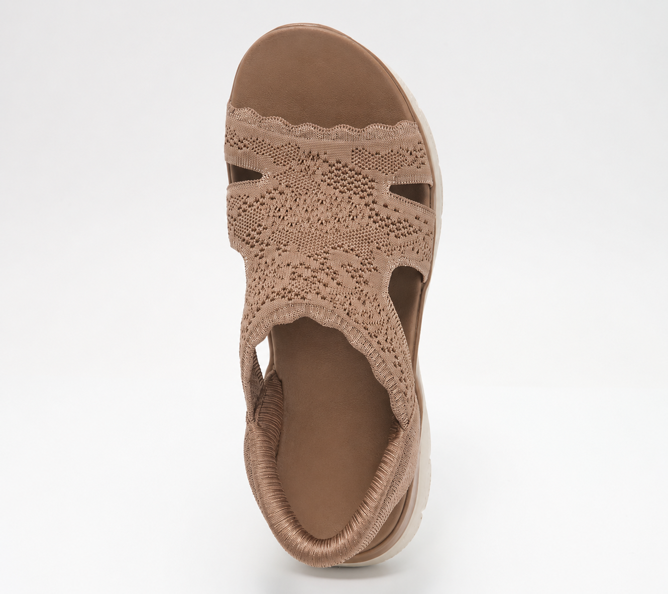 Women's Crochet Knit Slip-On Sandals – Lightweight Comfort for Everyday Wear