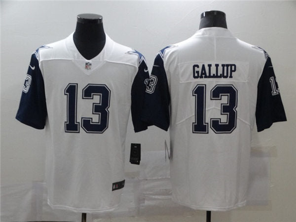 Men’s Dallas Cowboys #13 Michael Gallup Nike White Color Rush Legend Player Jersey