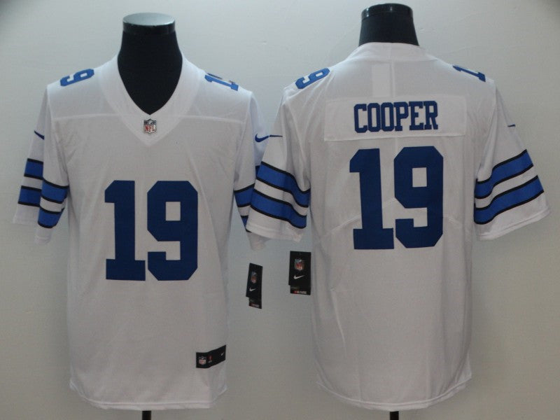 Men’s Dallas Cowboys #19 Amari Cooper Nike White Vapor Untouchable Limited Jersey