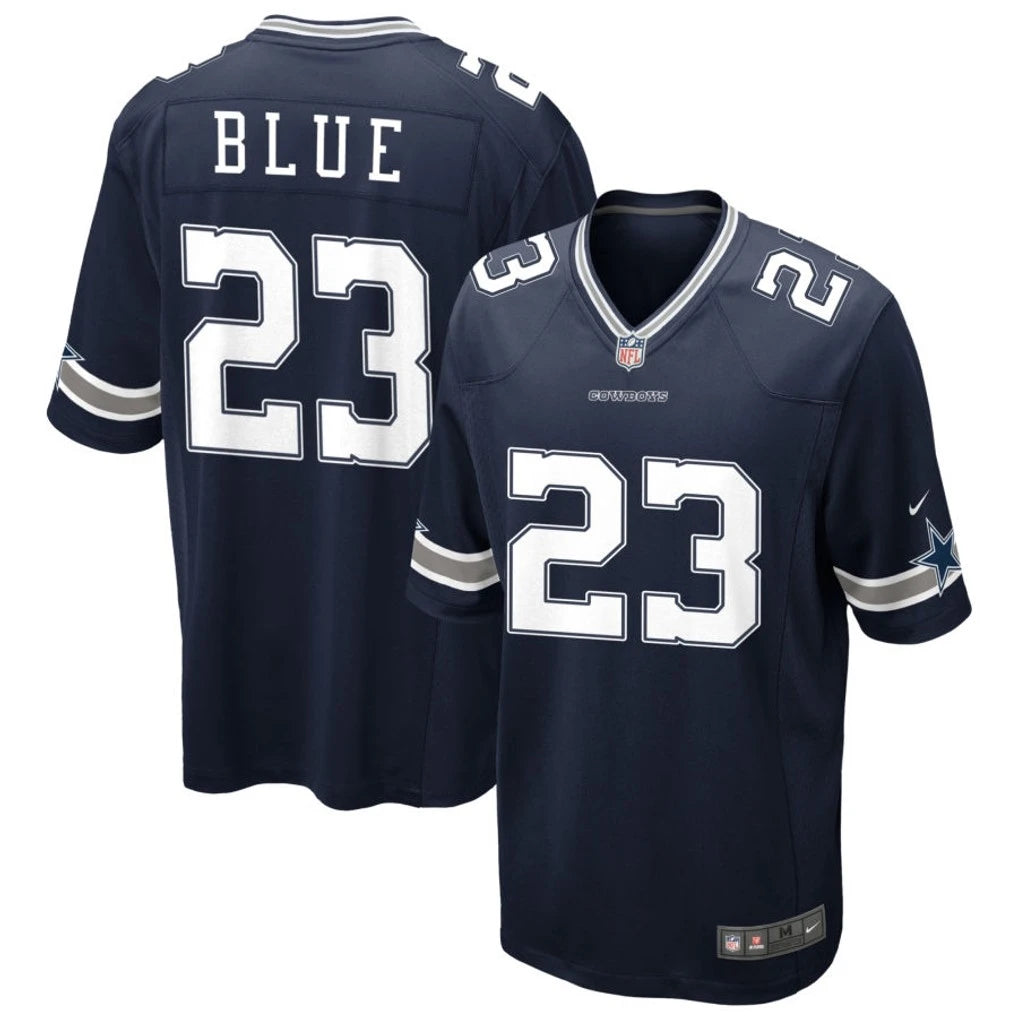 Mens Dallas Cowboys #23 Jaydon Blue Nike Navy Vapor F.U.S.E. Limited Jersey