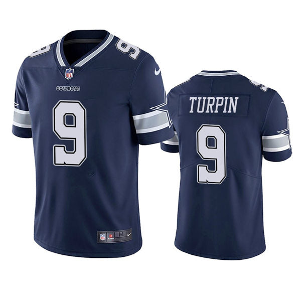 Mens Dallas Cowboys #9 KaVontae Turpin Navy Team Color Vapor Untouchable Limited Player Jersey