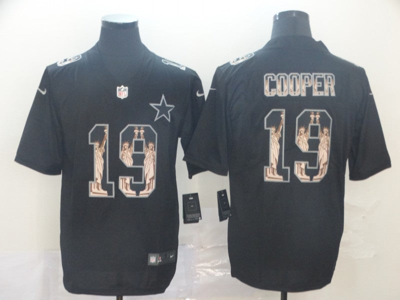 Men’s Dallas Cowboys Amari Cooper #19 Black Authentic Jersey