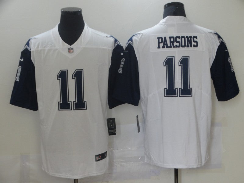 Men’s Dallas Cowboys Micah Parsons #11 White Jersey