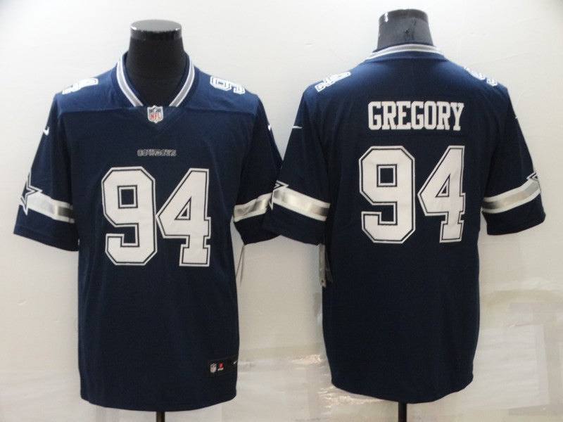 Men’s Dallas Cowboys Randy Gregory #94 Navy Jersey