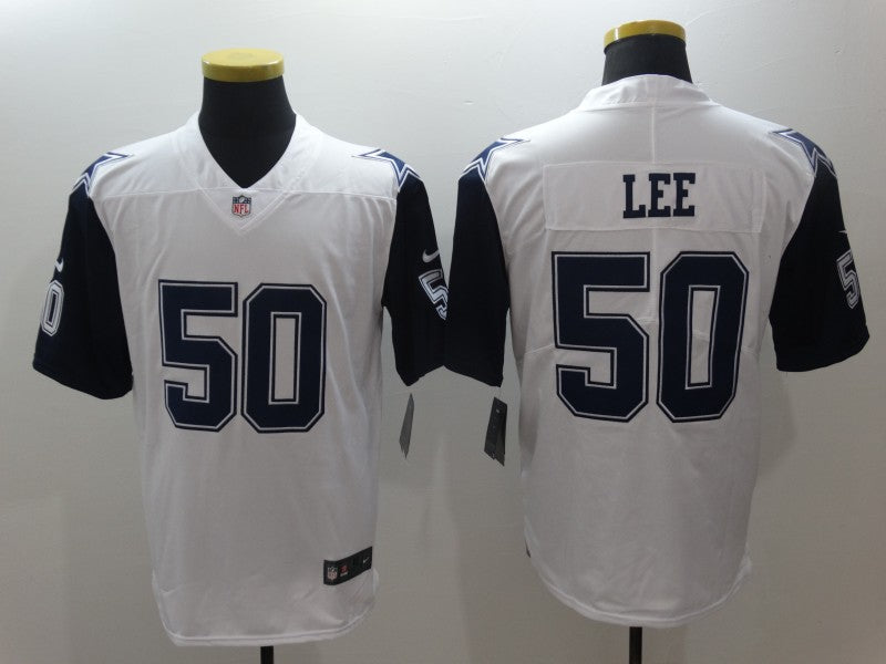 Men’s Dallas Cowboys Sean Lee #50 White Jersey