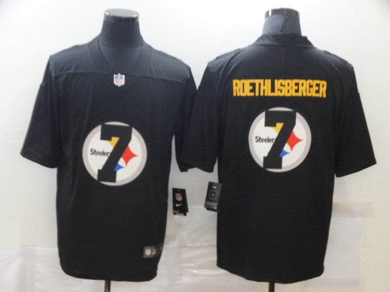 Men’s Pittsburgh Steelers Ben Roethlisberger #7 Black Jersey