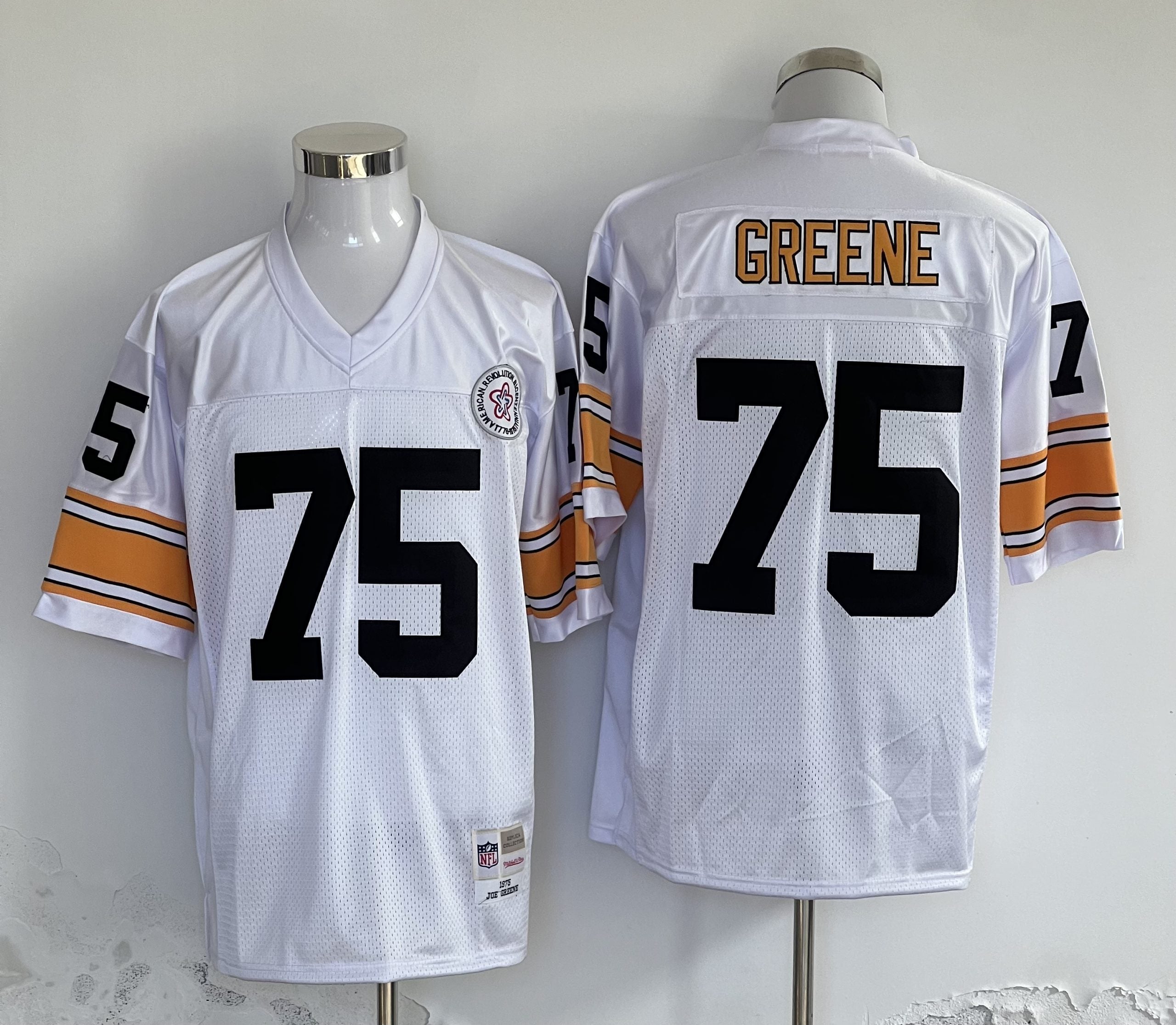 Men's Pittsburgh Steelers Joe Greene Mitchell & Ness White Legacy