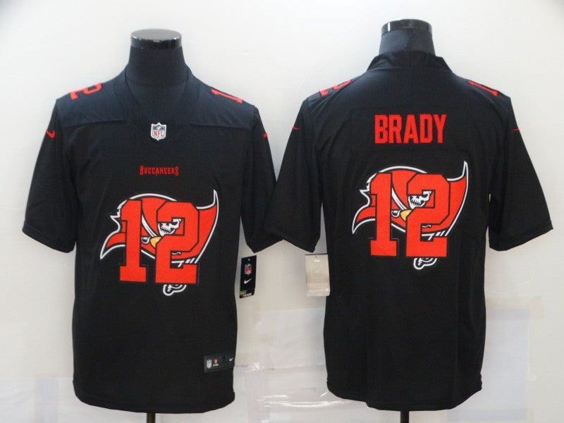 Men’s Tampa Bay Buccaneers #12 Tom Brady Black Jersey