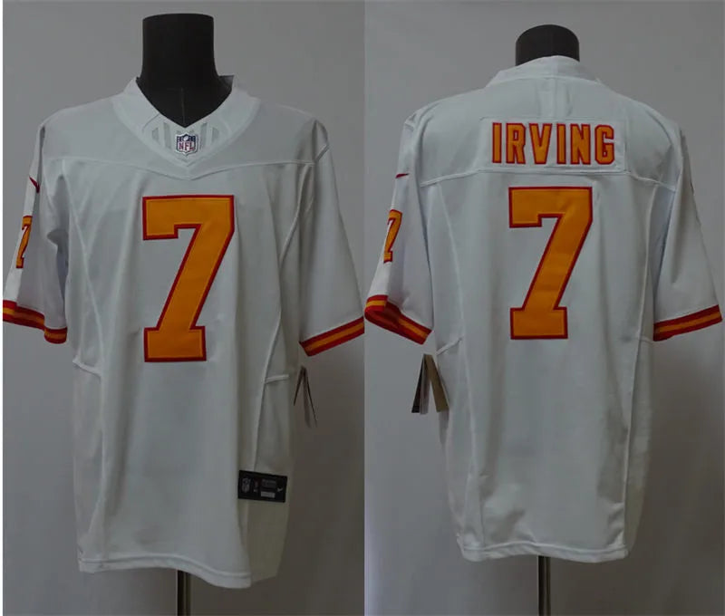 Mens Tampa Bay Buccaneers #7 Bucky Irving Nike White 50th Season F.U.S.E. Limite Jersey