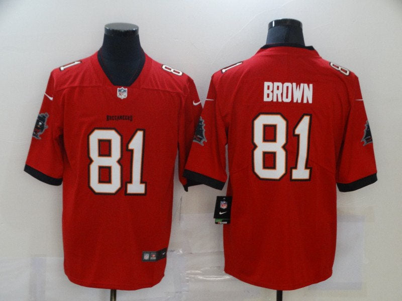 Men’s Tampa Bay Buccaneers #81 Antonio Brown Nike Red Game Football Jersey