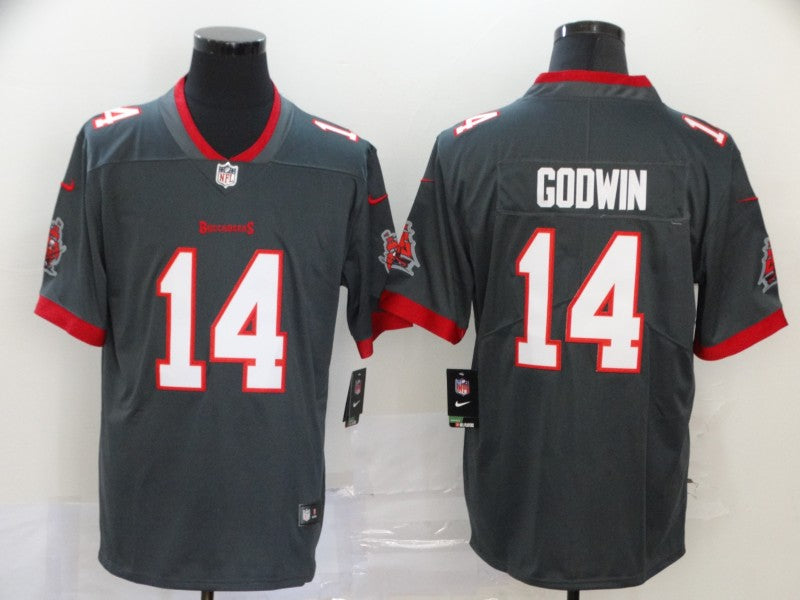 Men’s Tampa Bay Buccaneers Chris Godwin #14 Gray Jersey