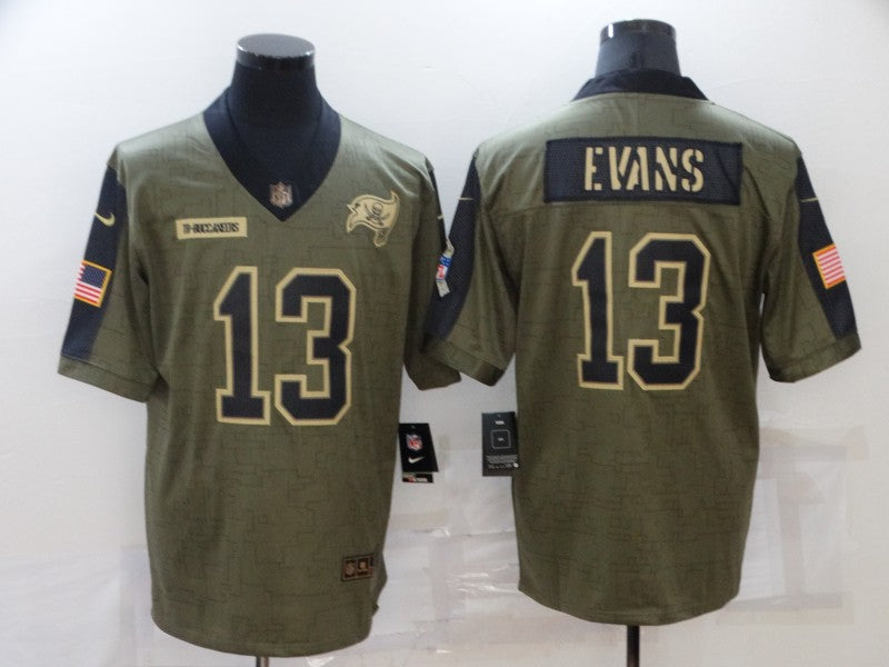 Men’s Tampa Bay Buccaneers Mike Evans #13 Brown Jersey