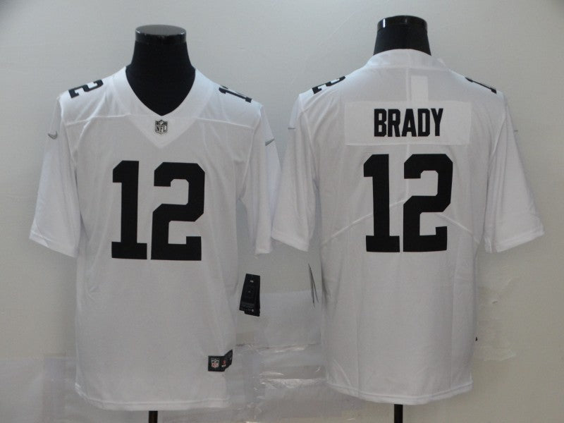 Men’s Tampa Bay Buccaneers Tom Brady #12 White Alternate Jersey