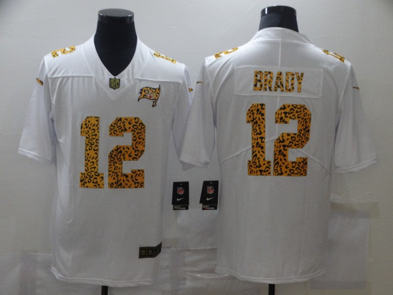 Men’s Tampa Bay Buccaneers Tom Brady #12 White Jersey